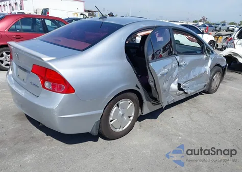 2008 Honda Civic Hybrid from USA, damaged, VIN JHMFA36298S009635